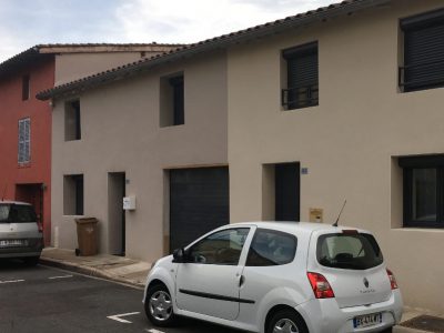photo maison jumelle Villefranche sur Saône après rénovation
