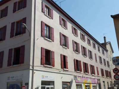 photo d'immeubles Villefranche sur Saône après réhabilitation
